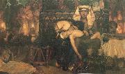Sir Lawrence Alma-Tadema,OM.RA,RWS The Death of the first Born oil painting reproduction